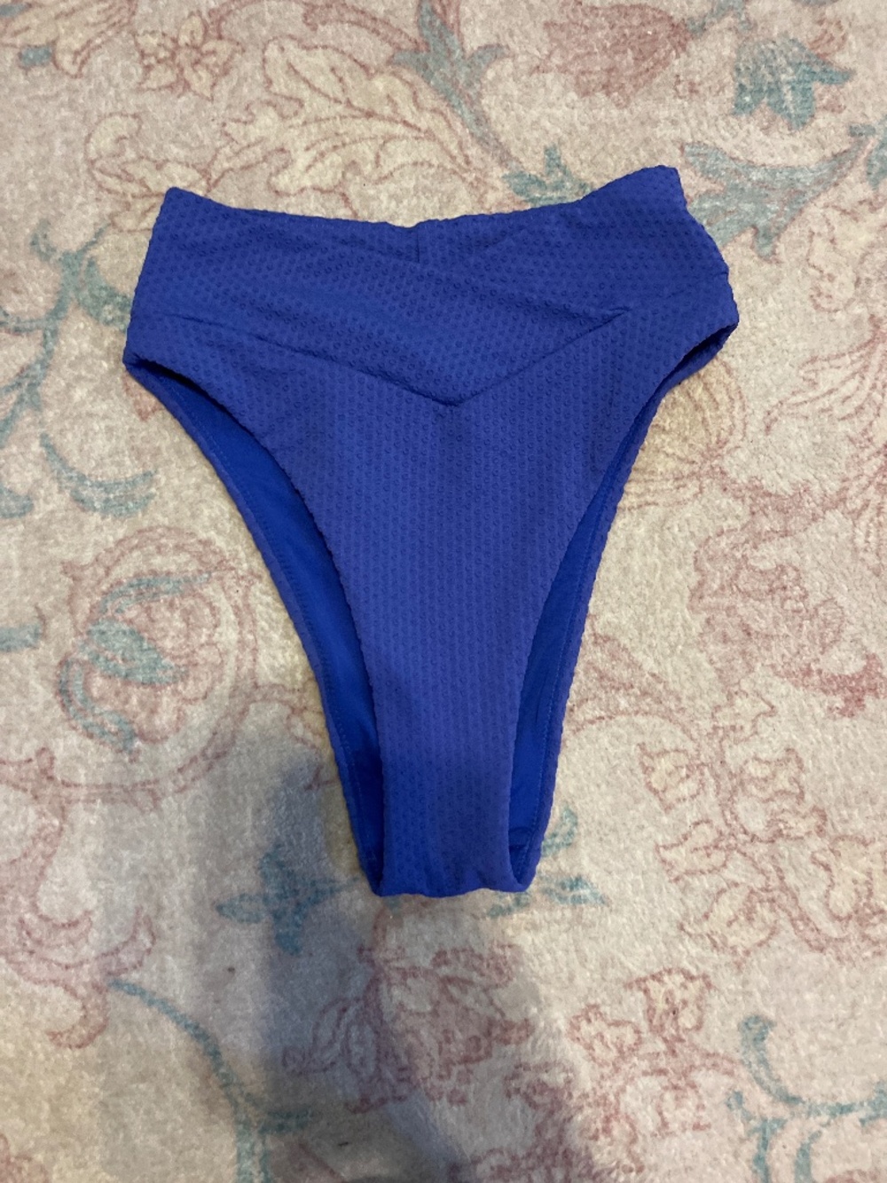 aerie purple high waisted bikini bottoms